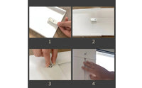 Portable Air Conditioner Window Kit Rigid Portable Cooling System Window Kit Retrofit Hardware for Renters, Bedroom, Dorm Room