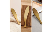 Scalloped Brass Gua Sha Curved Gua Sha Board Easy to Clean Massager Beginner-Friendly