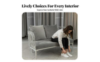 Nordic Aesthetic Upholstered Wireframe Seat Light Luxury Accent Chair Modern Design Lounge Armchair Minimalist Aesthetic for Boutique Owners, Interior Designers, Clothing Retail Establishment, Living Room, Reception Area, Bedroom
