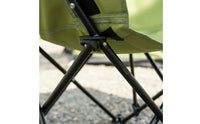 Easy Setup High Back Camping Chair Ergonomic Design High Back Folding Chair Stable Structure Breathable Material for Artists, Fishermen, Fishing, Backyard