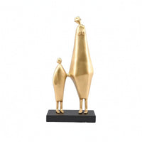 Couple Sculpture Elegant Abstract Human Statue Unique Couple Figurine for Console Table, Bookshelf, Study