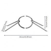 Semi-Circular Bookends Modern Book Holder Space-Saving Decor Piece