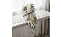 Photo Prop Waterfall Bridal Floral Arrangement Romantic Design Cascading Bridal Floral Arrangement Elegant for Brides