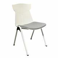 Space-Saving Design Armless Stackable Chair Minimalist Design Armless Stacking Chair Stable Structure Training Room Seat Sturdy Construction for Students, Event Attendees, Facility Managers, Reception Area, School, Auditorium