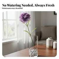 Artificial Carnation Bloom Realistic Petals Everlasting Charm for Gifts
