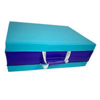 Folding Exercise Mat Cushioned Folding Workout Mat Compact for Dance Practice