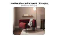 Modern Design Upholstered Single Seater stylish design Sculptural Single-Seater Statement Piece Lounge Chair Artistic Form for Art Lovers, Interior Designers, Living Room, Bedroom, perusing reading corner, Office