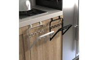 Cabinet Door Garbage Bag Rack Punch Installation over the Door Trash Bag Holder Space Saving Household Storage for Washroom