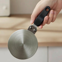 Safe Induction Heat Spreader Plate Brushed Heat Spreader Plate with Handle Long-Lasting Cookware Easy to Clean