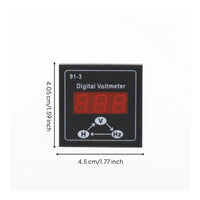 3 in 1 Single Phase Generator Meter Smart Power Monitor Multi-Function Electrical Equipment Frequency Display