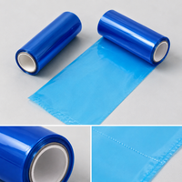 Disposable Toilet Seat Covers, Dental Blue Film, Full Coverage Portable Travel Toilet Seat Protectors for Hotels