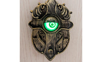 Halloween Door Chime Spooky Door Chime with Glowing Eye Spooky Novelty Prop for Decorators, Pranksters, Theme Room Rooms