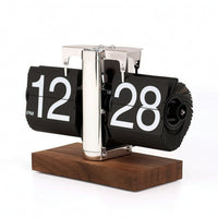 Retro Flip Clock Vintage Flip Clock Analog Large Numbers for Desk, Office