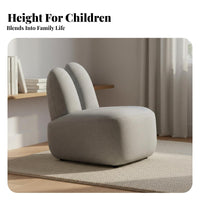 rabbit Ear Backrest rabbitShaped kids' Sofa Cute creature Design Miniature Upholstered Armchair Soft and Comfy children's Furniture Comfortable for Toddlers, Preschoolers, Babies, story Corner, Playroom, Nursery, Kindergarten
