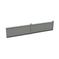 Fence Wall Panel Gray Fences Miniature for Rail Yard