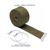 Tent Burner Chimney Protector Includes 2 Adjustable Clamps Heat Protection Sleeve Camping Gear for Campers, Outdoor