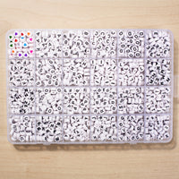 Personalized Letter Beads with Storage Box DIY Letter Beads Organized Bracelet Making Kit Allcomplete for Beginners