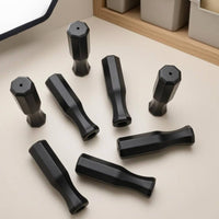 2 Pieces Octagonal End Foosball Table Handle Hollow Hollow Center Foosball Control Rod Handle Tapered Polished Surface