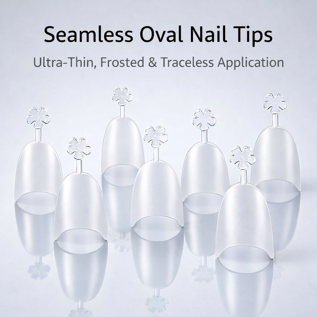 Artificial Nails for Technician Professional Use, Matte Small Trapezoid Shape for DIY Manicure Lightweight False Short Square, C-Curve
