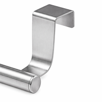 Towel Bar, Strong Suction Cup Kitchen Rack for Dorm Room Students, Stainless Steel Single Bar Rail, Versatile Cupboard Bar Bath Hanger