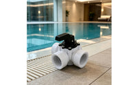 Pool Triple-Port Diverter Threaded Pool Diverter High-Movement Water Circulation