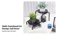 Multitier Design Tiered Plant Stand Space-Saving Pot Holder Sturdy Construction Display Shelf Stable Frame for Gardeners, Apartment Dwellers, property owners, Balcony, Living Room, Windowsill, Desktop
