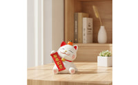 Auspicious Cat Cute Welcoming-Neko Decorative Welcoming Cat Statue for Entryway, Display Shelf, Office