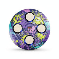 Foam-Padded Wall-Mounted Boxing Target Flush-Mount Light-up Boxing Target LED Lights for Children, Home
