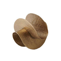 Bronze Abstract Interlocking Rings Sculpture Modern Interlocking Rings Sculpture Geometric Tabletop Decor Contemporary for Bookshelf