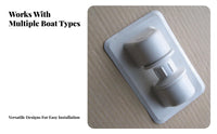 Inflatable Boat Anchor Wheel Secure Anchoring Inflatable Boat Anchor Holder Reduces Drag Easy Installation
