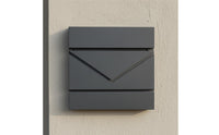 Locking Metal Mailbox Heavy-Duty Wall-Mounted Mailbox Powder Coated Metal Surface Mail Box for Home, Office