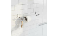 Space Saving Pegboard Paper Towel Holder Baking Finish Storage Accessory Rust Resistant for Workshop