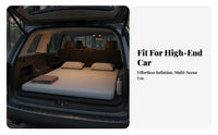 Custom Fit SUV Trunk Sleeping Bed Foldable Car Inflatable Mattress Fast Inflation and Deflation SUV Travel Mattress Non-Slip Base for Travelers, Campers, Families, Road Trips, Rest Ping, Camping, Outdoor Activities