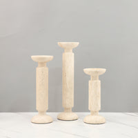 Travertine Candle Holder Current Mineral Candle Holder Decorative Decor for Tabletop