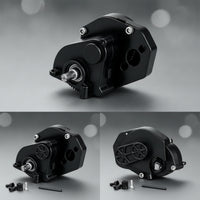 SCX24 Gearbox Assembly Lightweight Nylon Gearbox with Metal Shaft Compact Complete Transmission for Drivetrain Repair