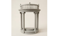 Roman Column Pedestal Marble-Finish Doll Display Stand Elegant Roman Pillar Stand for Hobbyists