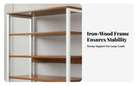 Four-Tier Exposed-Shelf Shelving Single-Tier Space-Saving Design Four-Tier Utilitarian Shelving Single-Tier Versatile Storage Single-Tier