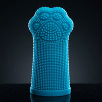 Dog Toothbrush with Soft Silicone Bristles for Small Pets, Gentle Tooth Brush and Cat Toothbrush, Finger Toothbrush with Unique Paw Design