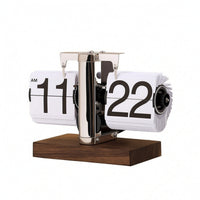 Retro Flip Clock Vintage Flip Clock Analog Large Numbers for Desk, Office