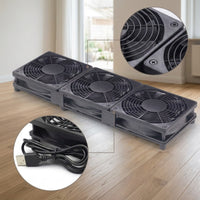 USB Cooling Fan Slim USB Fan Plug-and-Play Compact for Router, Laptop