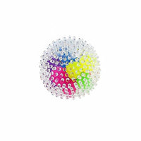 TPR Pressure Relief Sphere Textured Stimulation Rainbow Fruit Sphere Colorful Press Toy Long-Lasting Bouncy for Adults