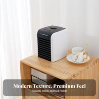 Cools & Humidifies Mini Air Conditioner Fan Humidifier Function Mini Air Cooler Complimentary for Office, Bedroom, Dorm Room