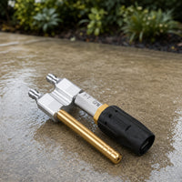 Pressure Washer Nozzle with Quick Connect double Nozzle Versatile Connector Accessory for Driveway Cleaning