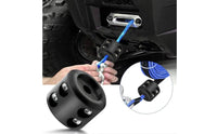 Easy to Install Winch Rope Stopper Compatible Winch Cable Stopper Compact Cylindrical for Garage