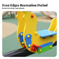 Colorful creatureShaped coil bouncer Weather-withstandant coil bouncer sturdyDuty Playground play apparatus for young children, Preschoolers, Parents, Kindergarten, Schoolyard, public community center, Backyard