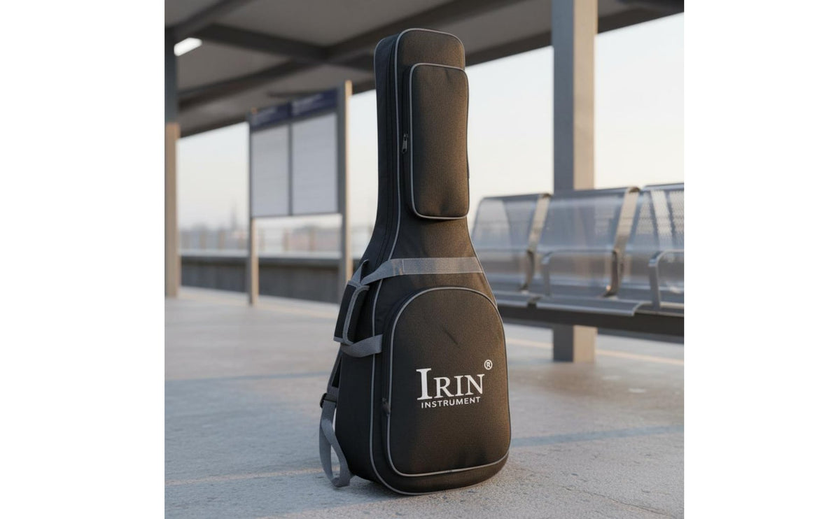 20mm Thick Padding Guitar Backpack With Neck Rest Padded Gig Bag Double Shoulder Straps for Guitarists, Musicians, Travel, Outdoor
