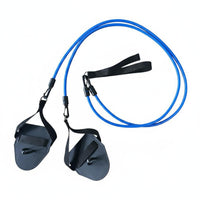 Swim Training Device Lightweight Swim Hand Paddles with Elastic Cord Compact Gear for Swimmers, Pool, Home