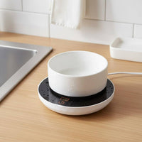 Constant Temperature Thermostatic Pet Water Bowl Prevents Freezing Ceramic Pet Heating Bowl Energy Saving for Dogs, Cats, Winter, Indoor