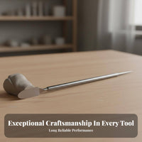 Stainless Steel Sculpting Tools Rust-Resistant Metal Clay Modeling Tool