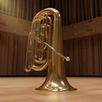 4 Key Tuba Large Bell BB Tuba Western Musical Instrument